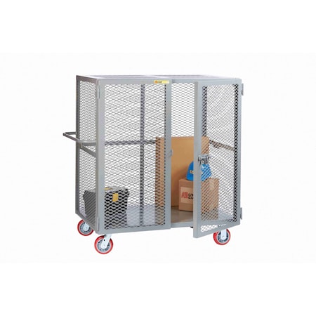 Little Giant Mobile Security Locker, 30"X48", 2000 lbs., Handle, No Center Shelf SCN-3048-6PY-1H